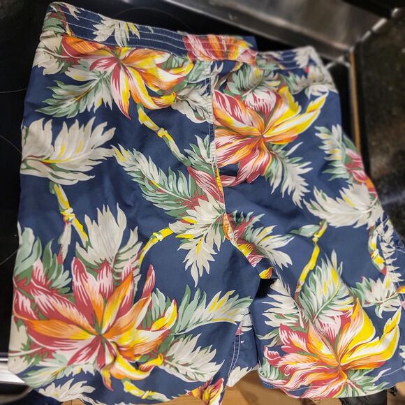 American Living Board Shorts Mens XL Swim Lined Trunks Surf NICE Hawaiian Print - Picture 16 of 16